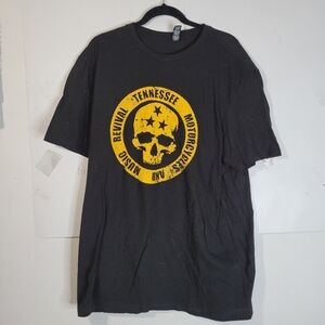 Mens District The concert tee Black Motorcycle and Music Revival Tennessee S 2xl